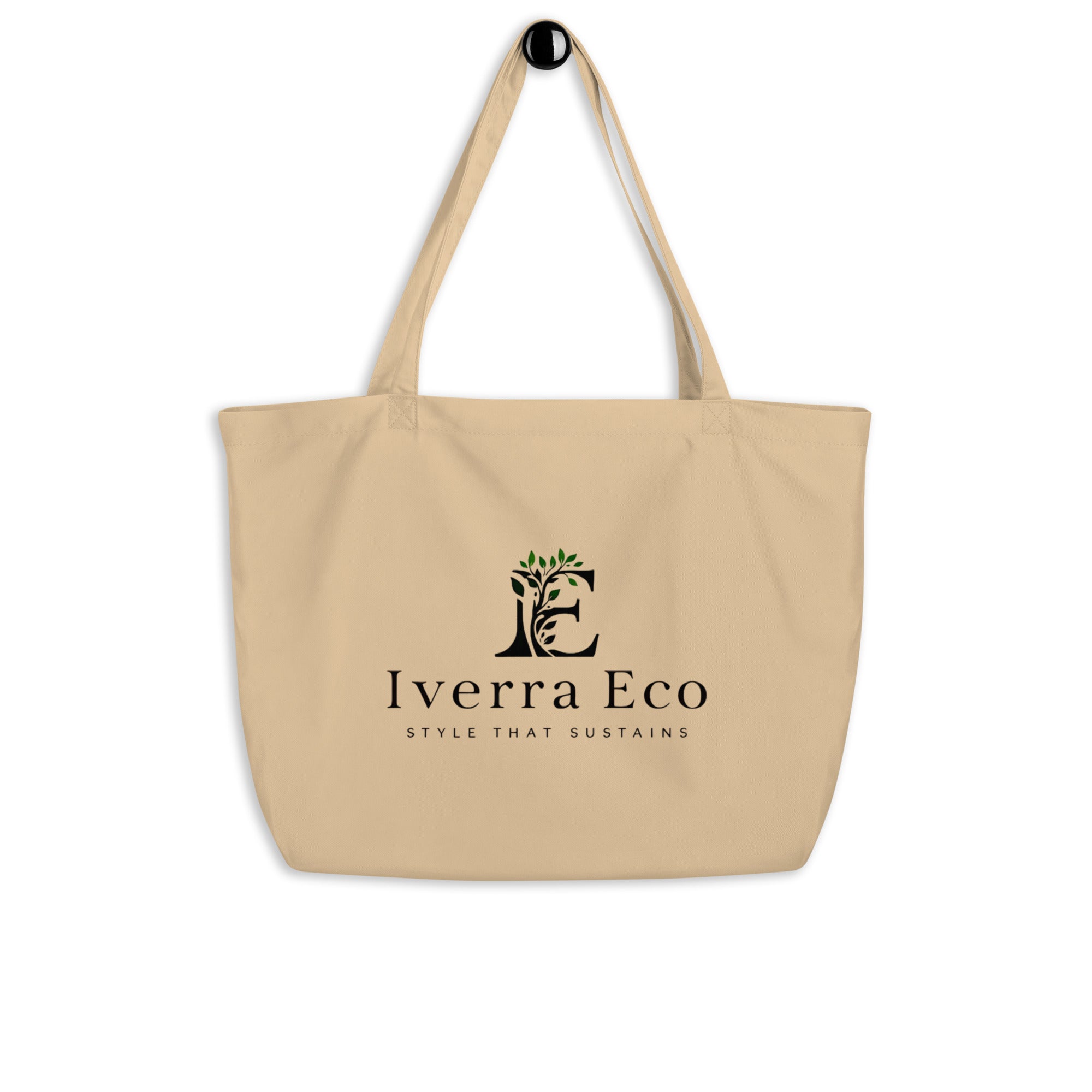 ★TOUT Y EST★ Comfort Eco Bag Ivory OI1A1EBA20IVY Eco Friendly Fashion Tote Bag- Large - Iverra Eco 7787127144559